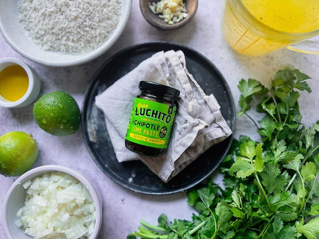 Lime and Coriander Rice with a zesty tang