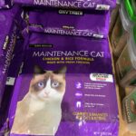 bag of Kirkland Signature Maintenance Cat food at Costco