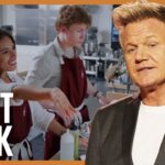 Contestants on Gordon Ramsay's Food Stars preparing dishes