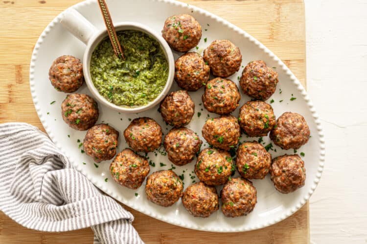 Mini Chicken Burgers with Herbs