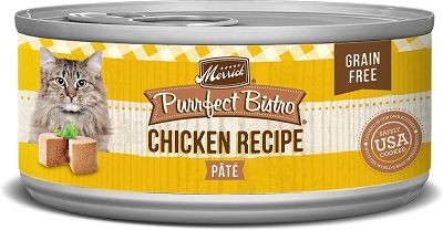 Merrick Purrfect Bistro Grain Free Chicken Pate Canned Cat Food
