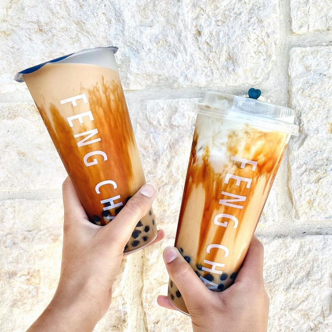 Dirty Bobas with Black Tea