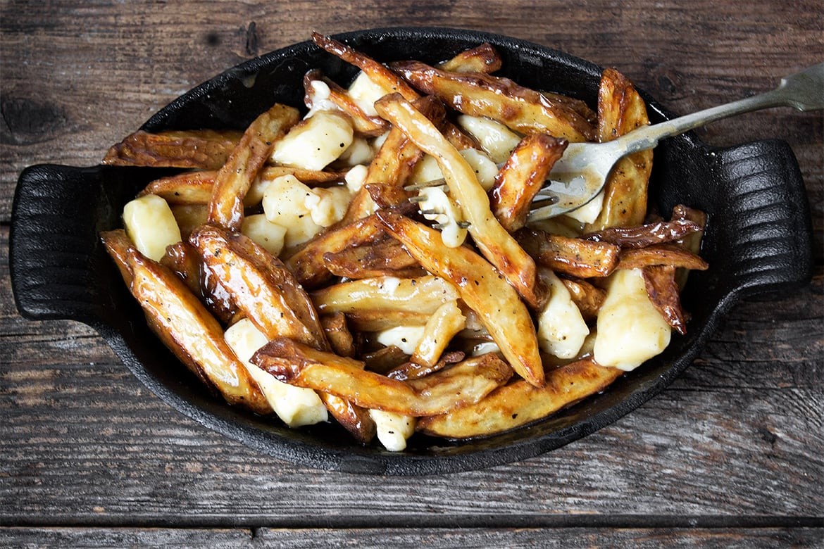 Golden and crispy french fries, the base of a perfect poutine