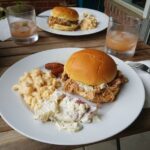 North Carolina barbecue sandwich with coleslaw