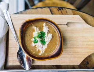 Chicken and Andouille Gumbo is a Louisiana favorite, perfectly capturing the state's rich culinary heritage