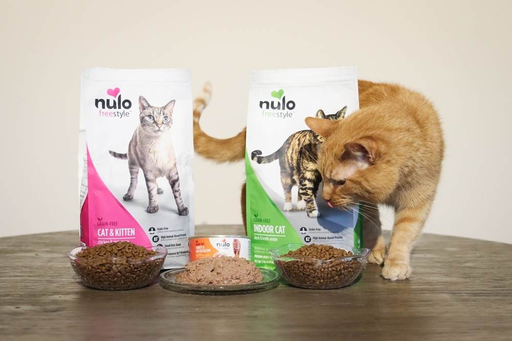 Nulo Cat Food products and cat