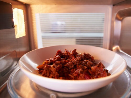 Microwaving food
