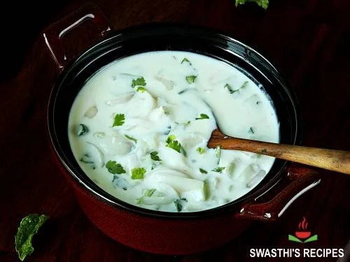 onion raita recipe