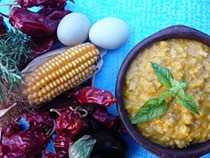 Pataska served in a bowl