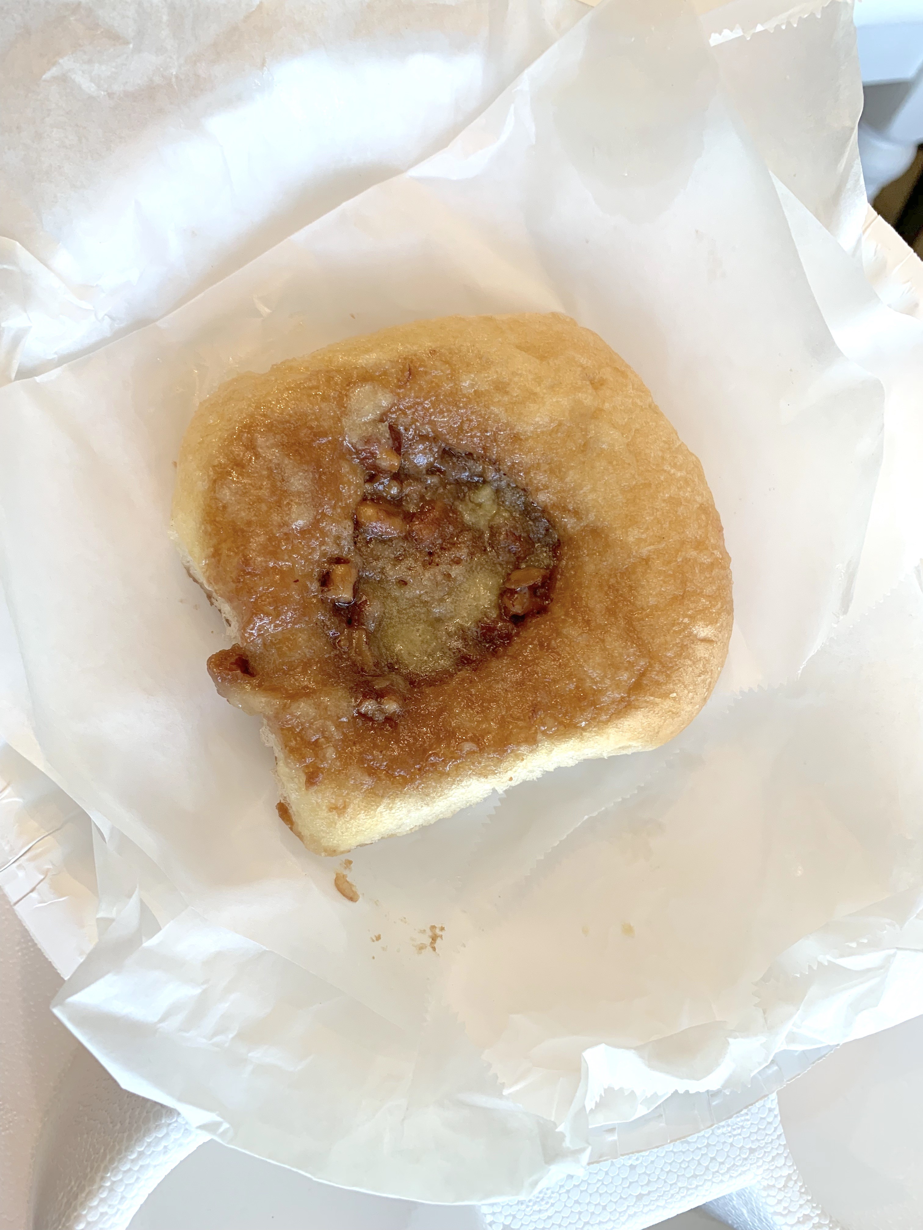 Buc-ee's pecan pie kolache, combining the flavors of pecan pie in a pastry form