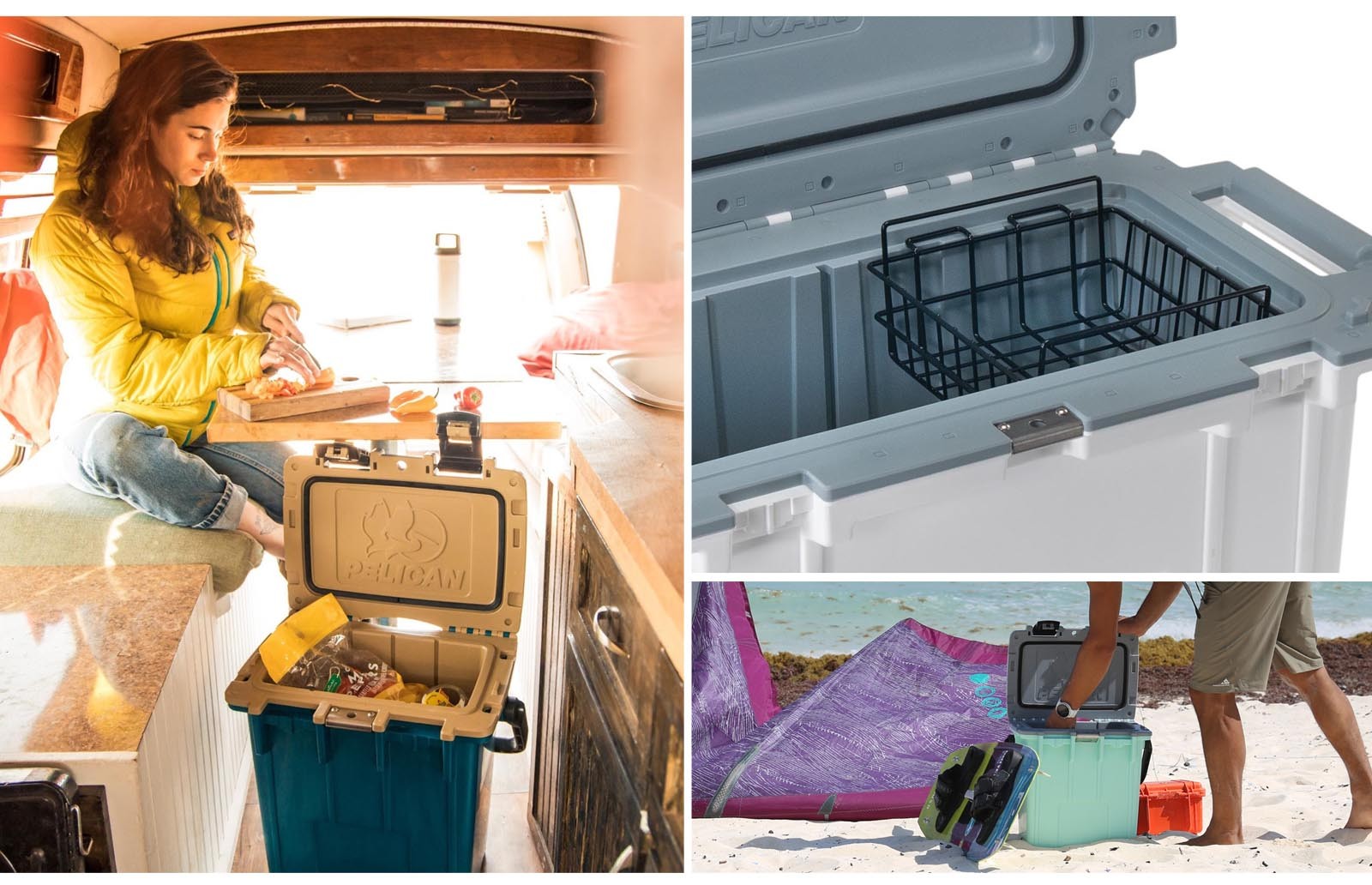 Cooler Basket for Camping