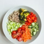 Assortment of fresh fruits and vegetables