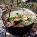bowl of delicious soup with noodles and vegetables