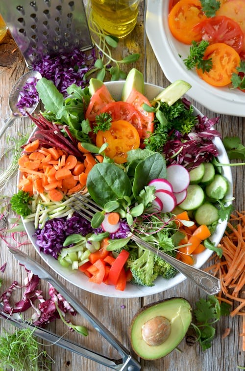 Selection of healthy foods for a cholesterol-lowering diet
