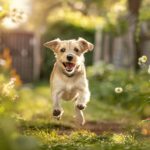 dog looking curiously
