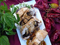 Pollo al Barro covered in mud