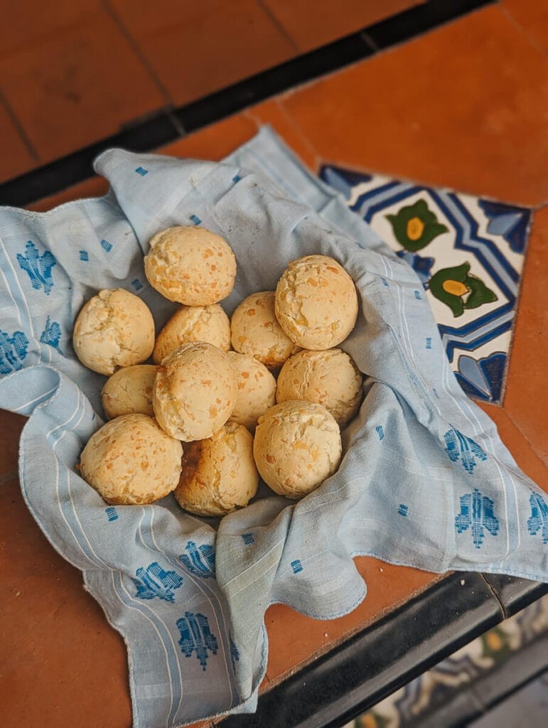 Chipa rolls after a cooking class