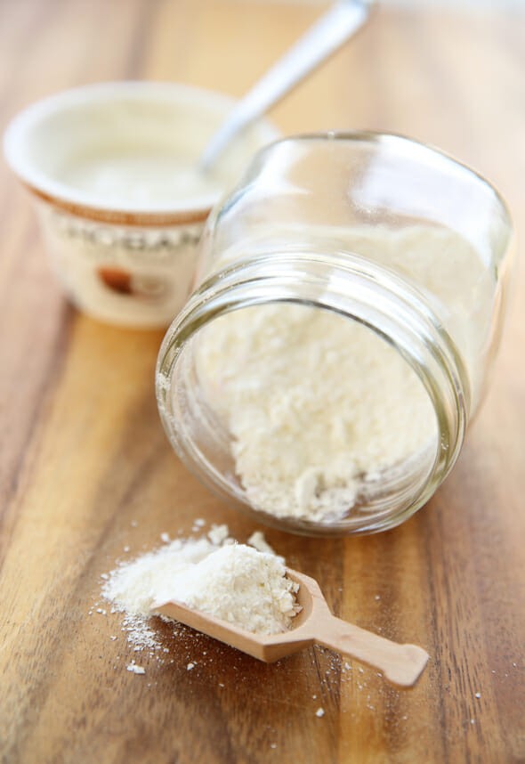 Powdered greek yogurt