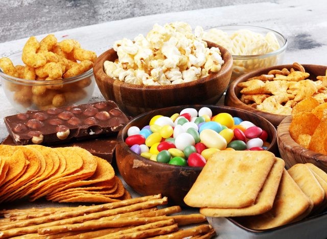 Processed foods with Red Dye 40