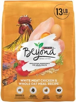 Purina Beyond Simply White Meat Chicken & Whole Oat Meal Recipe Dry Cat Food