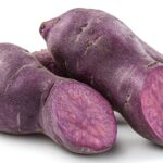 Natural purple food coloring from purple sweet potatoes