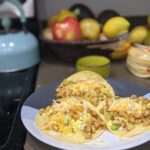 Al pastor tacos, a fusion of Middle Eastern and Mexican cuisine