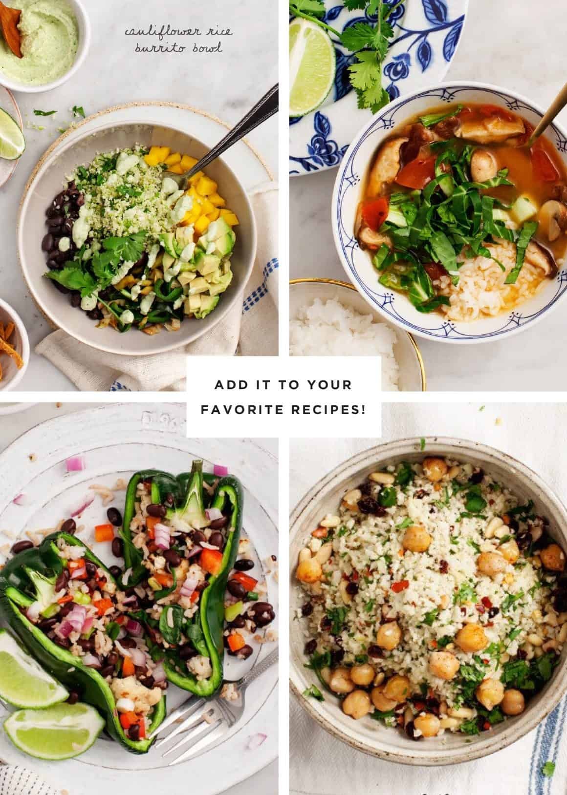 Cauliflower Rice Recipes
