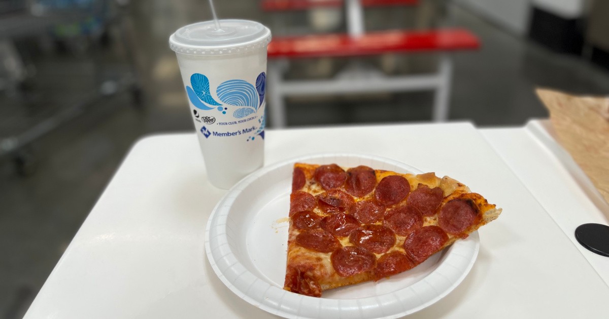 Sam's Club cafe pizza slice, a great food deal