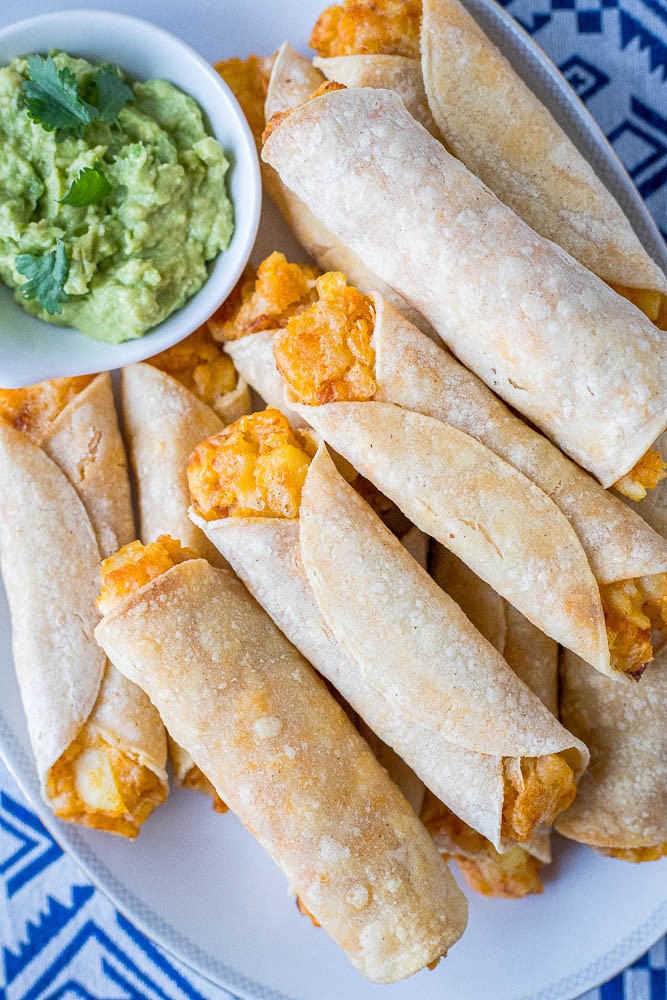 Crispy Cheesy Potato Taquitos