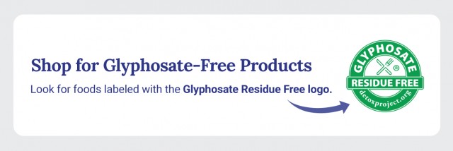 Glyphosate Residue Free logo for informed food choices