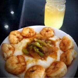 Shrimp Potatoes at Mississippi Maria
