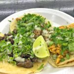 Steak, Pork, and Chicken Tacos at Chile Verde