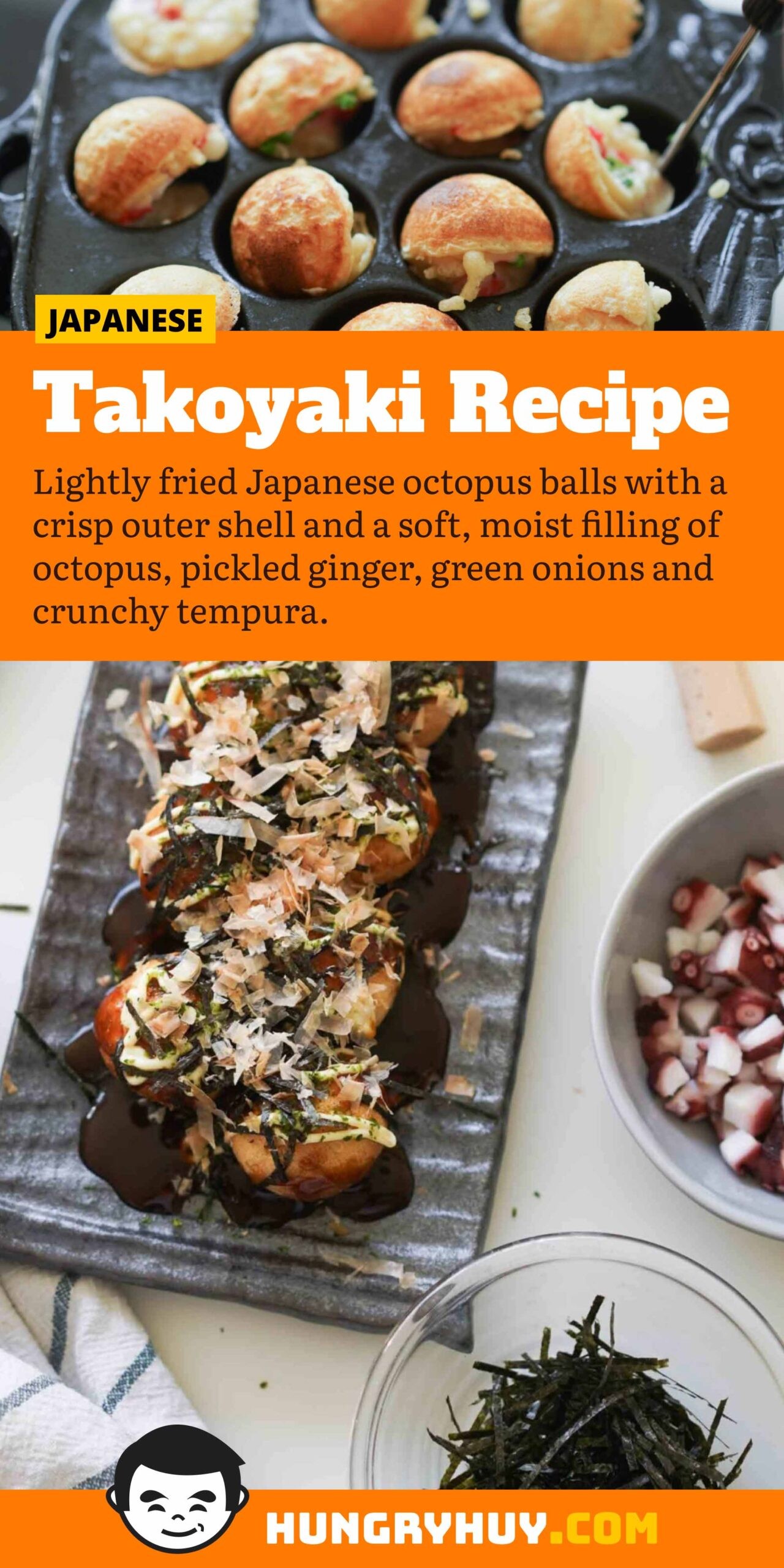 Ingredients for making Takoyaki