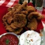 Rocky Mountain Oysters Served as an Appetizer