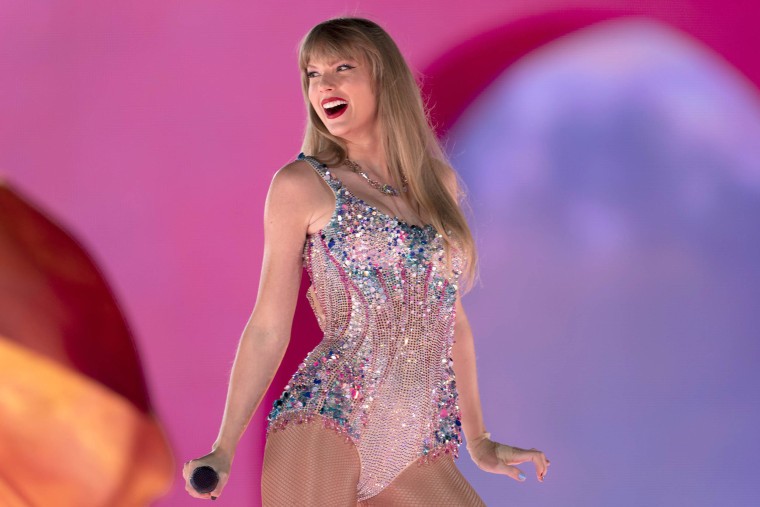 Taylor Swift performs during "The Eras Tour"