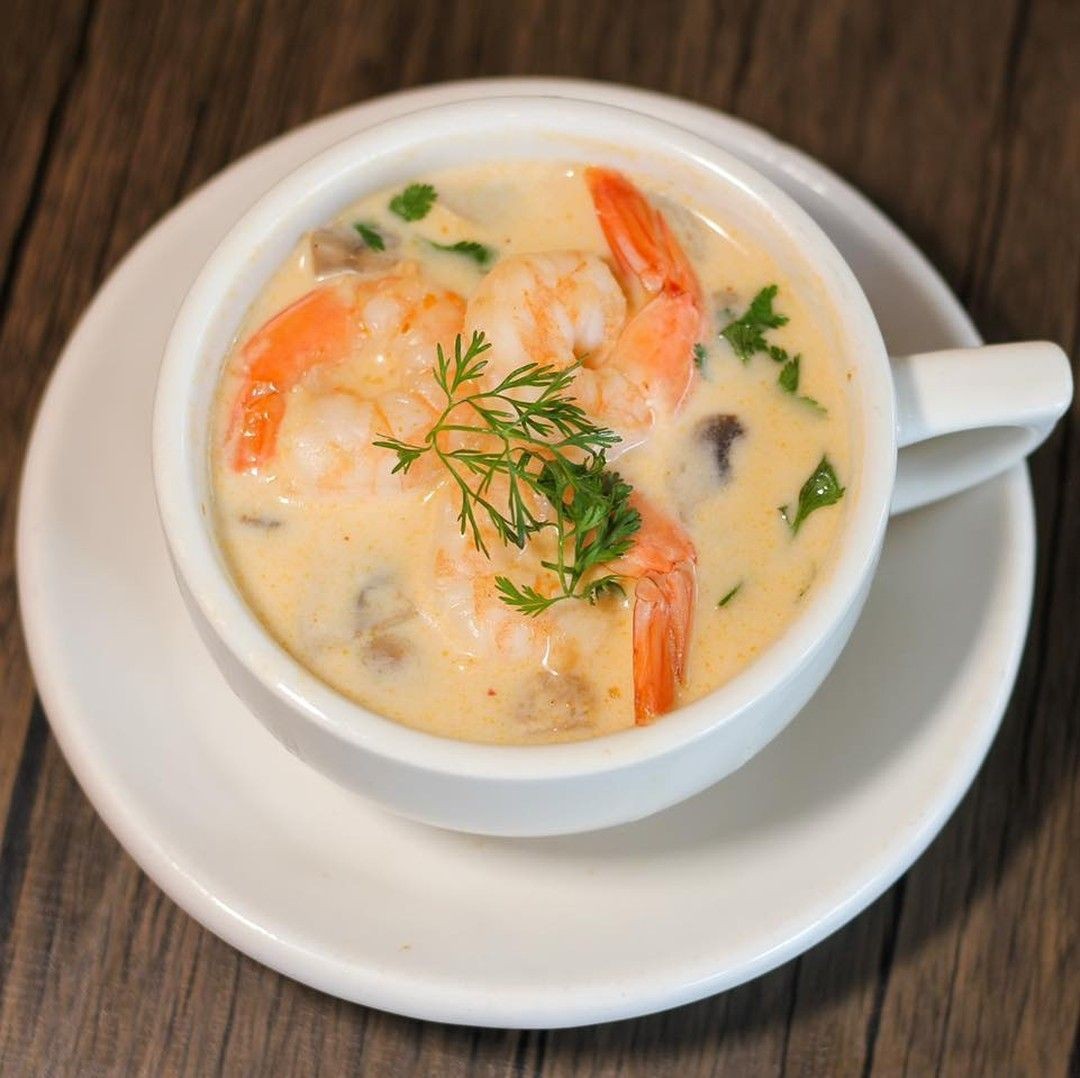 Tom Kha Soup at Thai Cottage