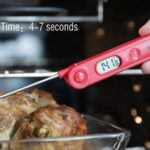 thermopro instant read thermometer reading turkey temp
