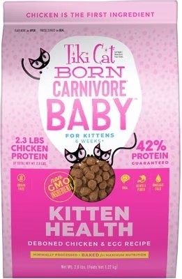 Bag of Tiki Cat Born Carnivore Deboned Chicken & Egg Recipe