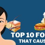 Assortment of foods that may trigger acne outbreaks