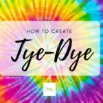 Supplies for tie-dye with food coloring, including shirts, food coloring, vinegar, and rubber bands