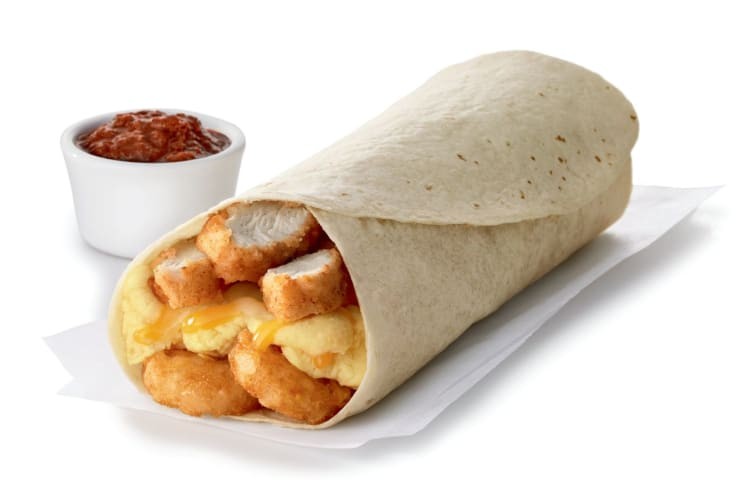 Hash Brown Scramble Burrito
