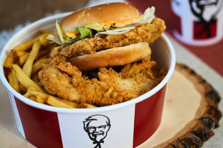 KFC Big Crunch Bucket for One.