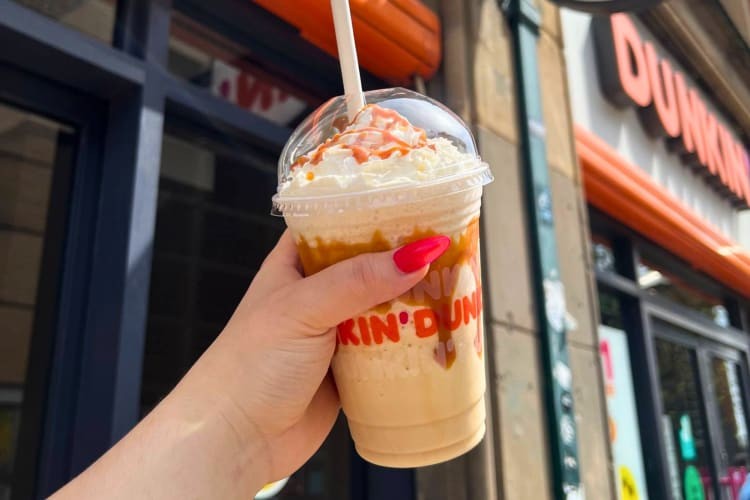 A sugary frozen drink from Dunkin