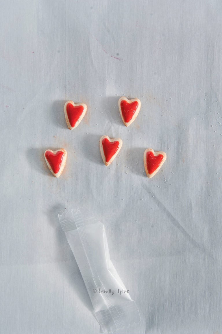 Adding craft sand for sugar to polymer clay cookies