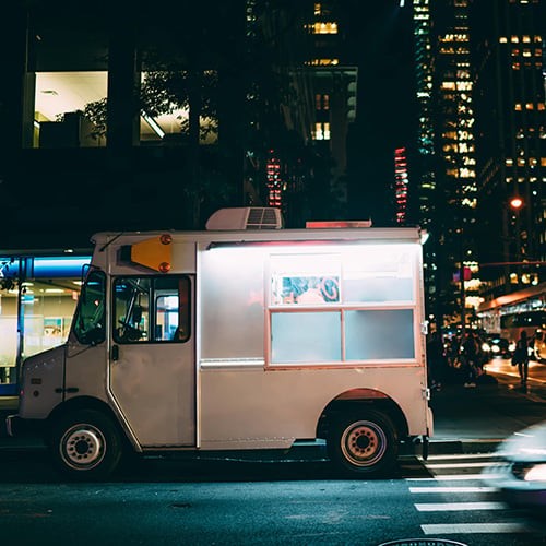 Food truck parking overnight